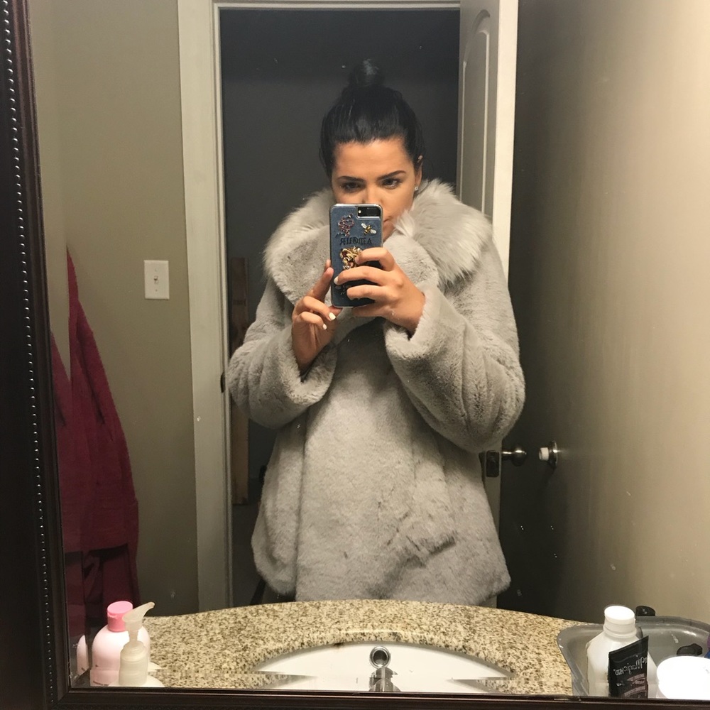 Diane von furstenburg fur coat